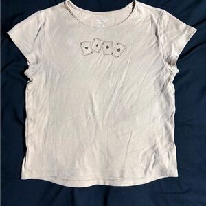 American Eagle Outfitters Ace Cards T-Shirt